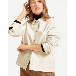Everlane Corduroy Chore Lightweight Jacket Sandstone Size S